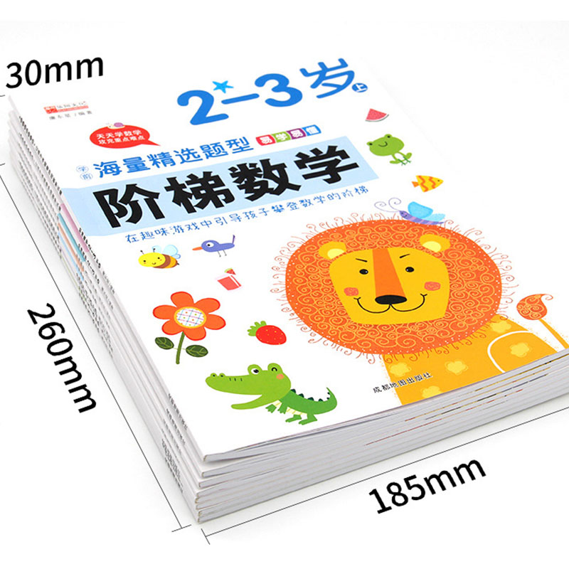 Kids Education Books - Buku Kerja Matematika Langkah-demi-Langkah untuk Anak