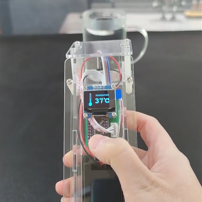 Coding Robot Toy - Termometer Dahi Akrilik dengan Pistol Suhu