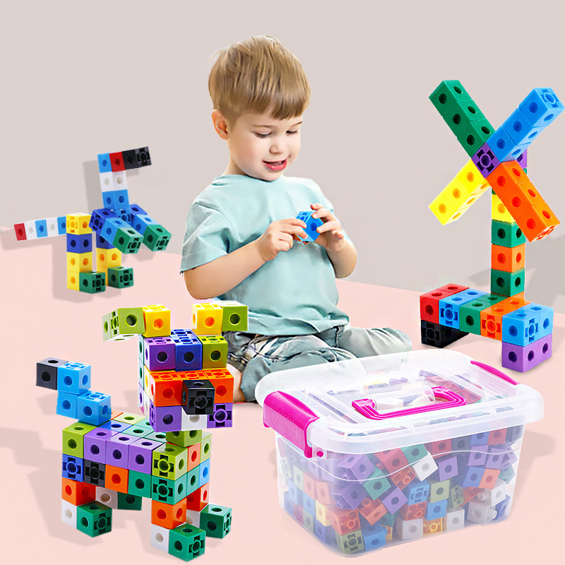 Math Manipulative Set - Set Kubus Matematika 100 Buah, Alat