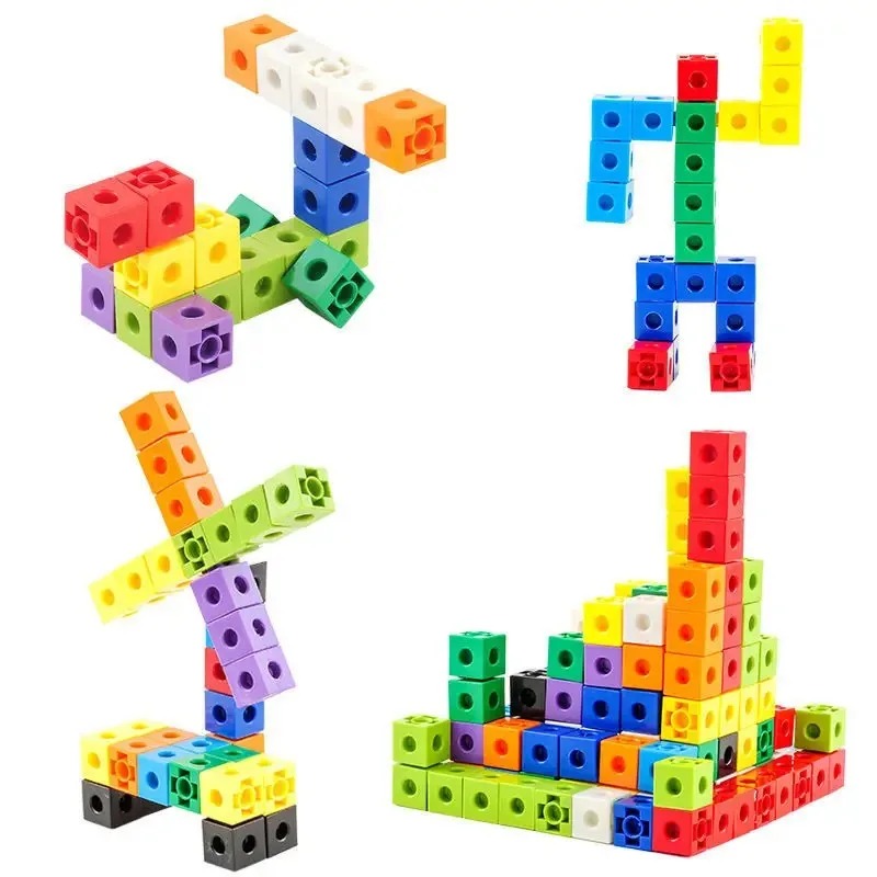 100PCS Set Kubus Penghubung Al - Math Manipulative Set ulasan dan harga