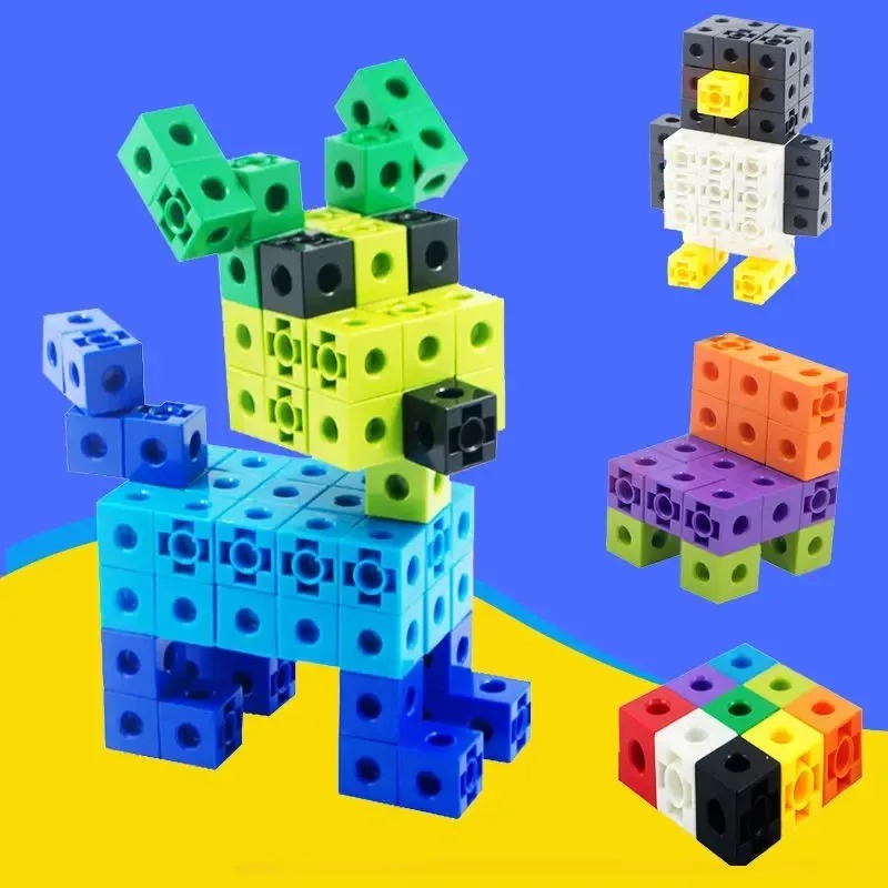 100PCS Set Kubus Penghubung Al - Math Manipulative Set ulasan dan harga