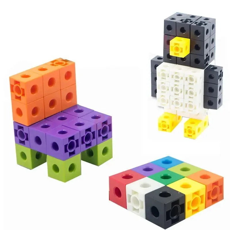 100PCS Set Kubus Penghubung Al - Math Manipulative Set ulasan dan harga
