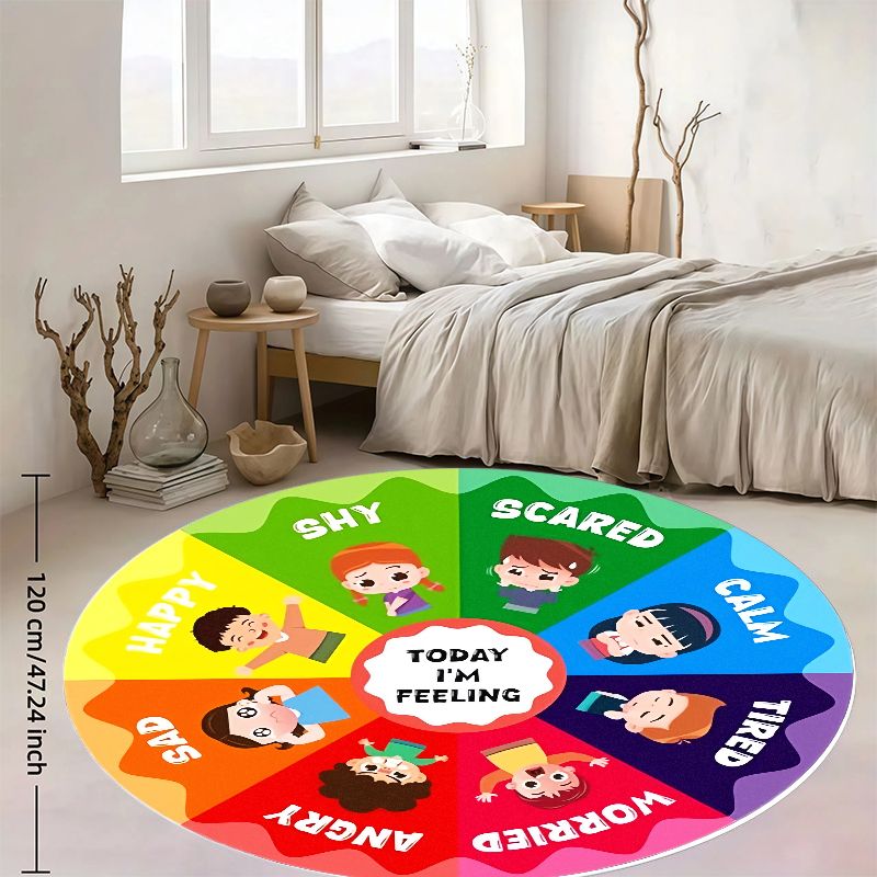 Karpet Bulat Flanel Edukatif B - Kids Education Room ulasan dan harga
