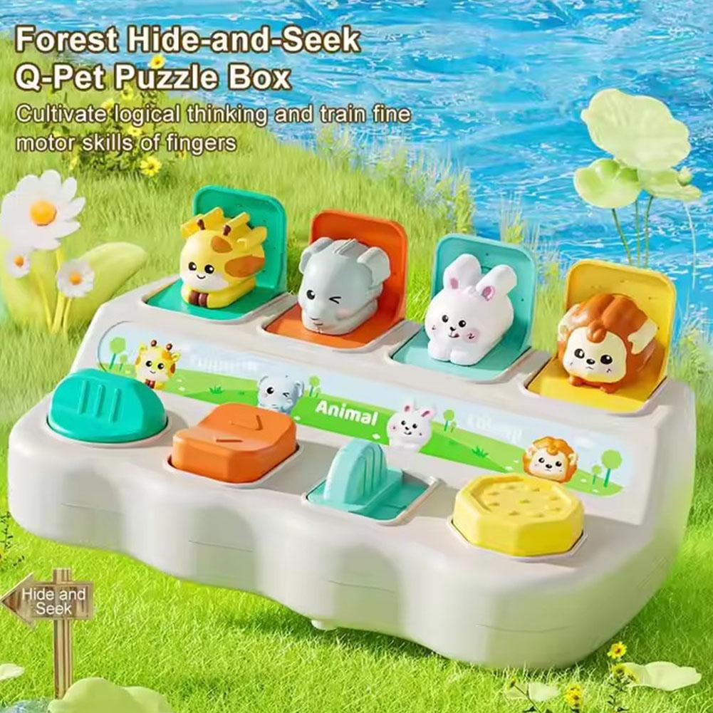 Mainan Hewan Pop Up dan Kotak  - Kids Educational Box ulasan dan harga