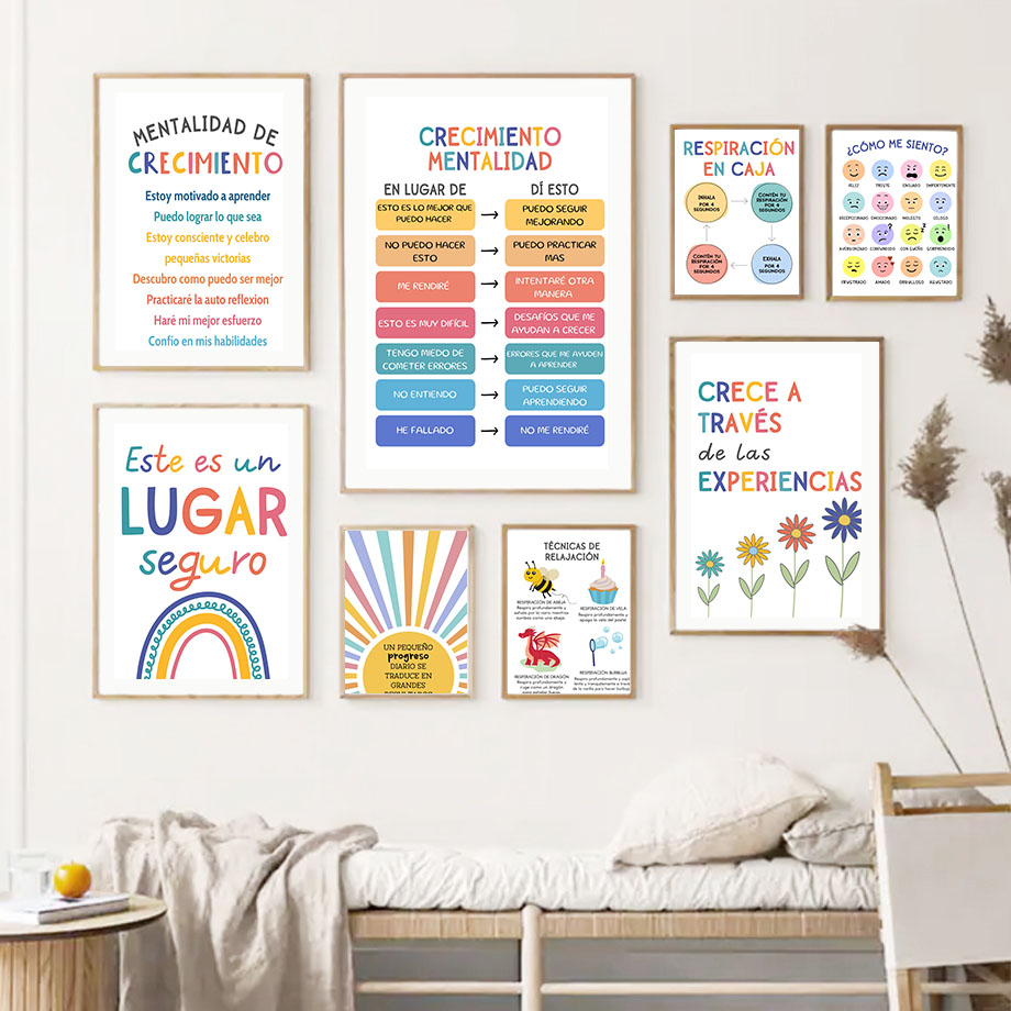 Motto Pendidikan Spanyol Lukis - Kids Education Room ulasan dan harga