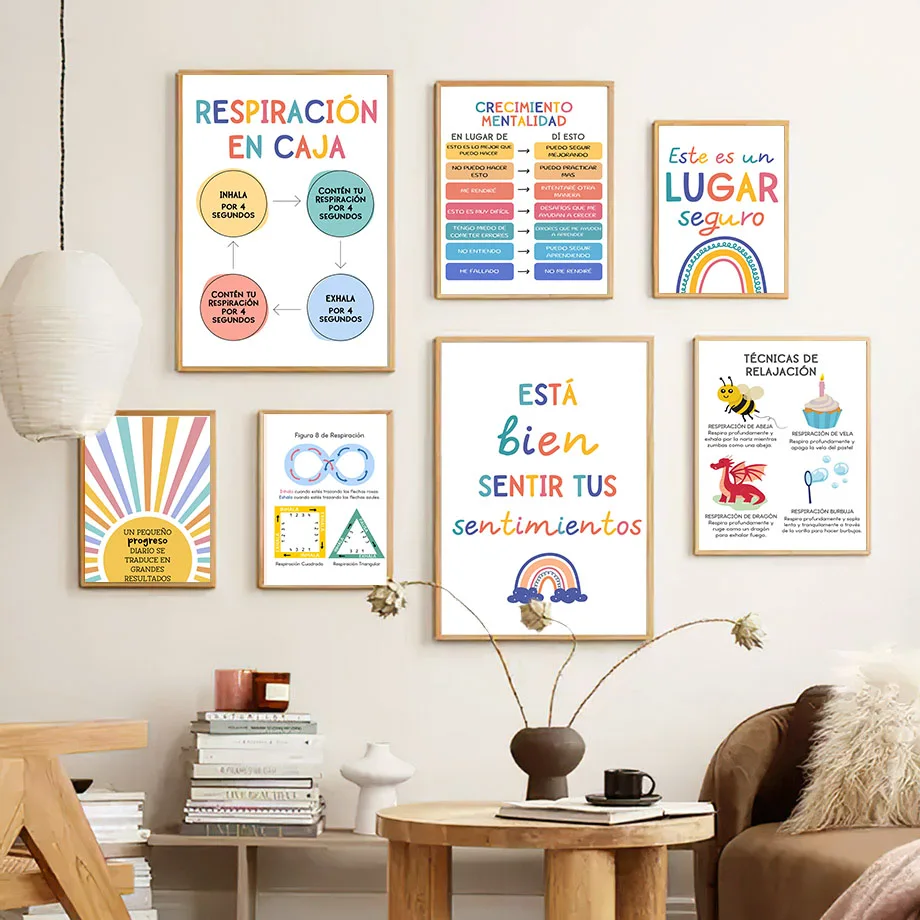 Motto Pendidikan Spanyol Lukis - Kids Education Room ulasan dan harga