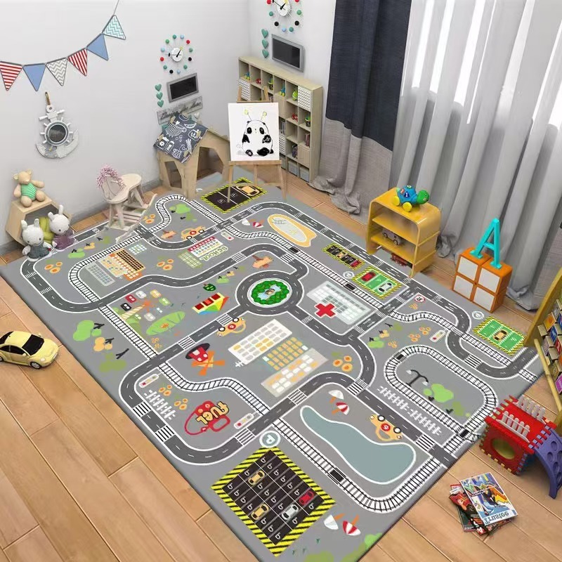 Karpet Lalu Lintas Jalan Raya  - Kids Education Room ulasan dan harga