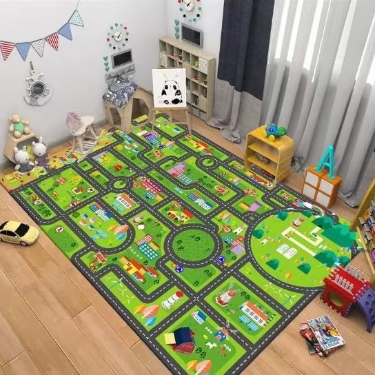 Karpet Lalu Lintas Jalan Raya  - Kids Education Room ulasan dan harga