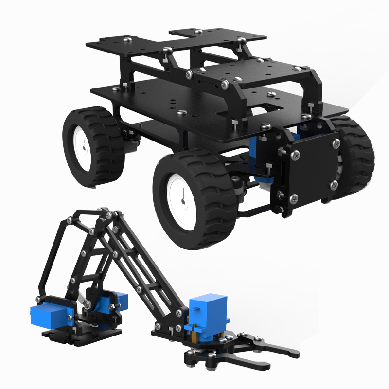 Mobil Robot Akrilik 4WD dengan - Coding Robot Toy ulasan dan harga