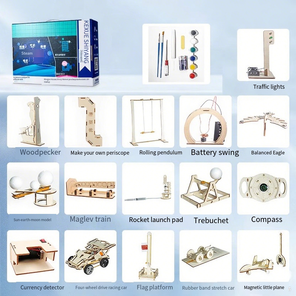 Puzzle 3D Kayu Potongan Laser  - Kingdom Kids Education ulasan dan harga
