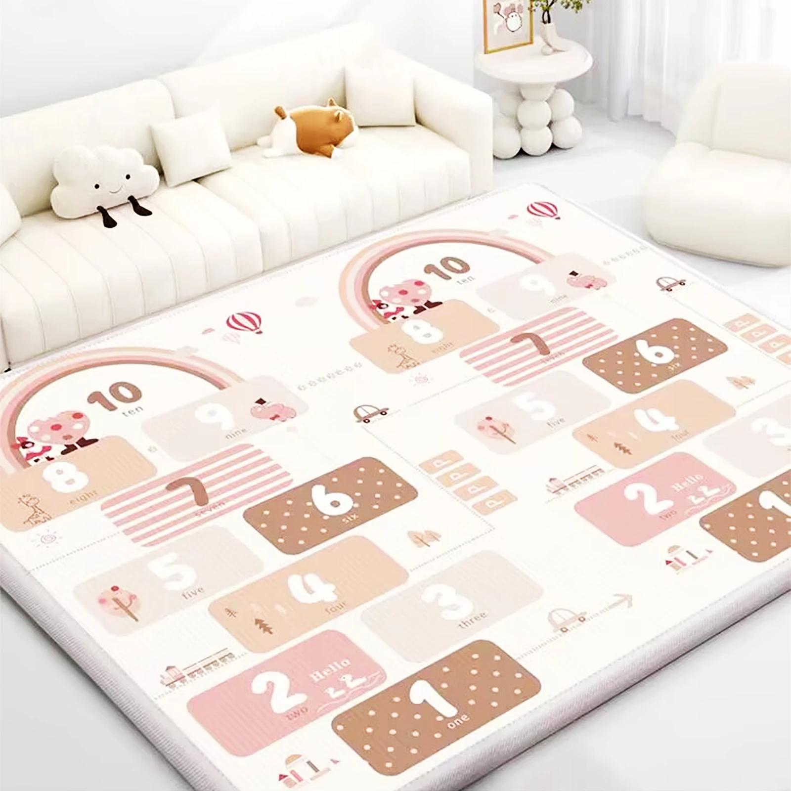 Karpet Bermain Bayi Motif Anak - Kids Education Nursery ulasan dan harga