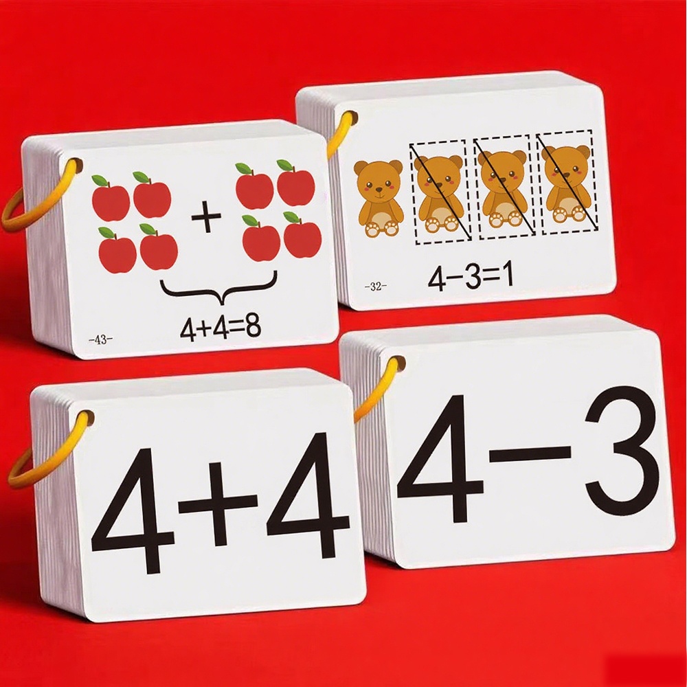 132 Kartu Penjumlahan dan Peng - Math Manipulative Set ulasan dan harga