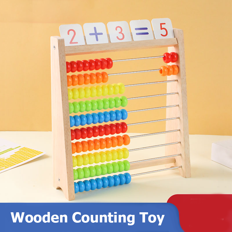 Mainan Menghitung Kayu Mainan  - Math Manipulative Set ulasan dan harga