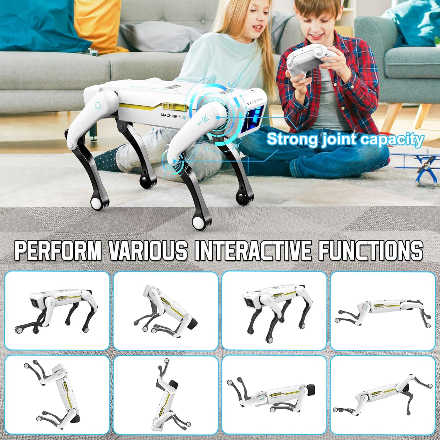 Anjing Mekanik RC Multifungsi, - Coding Robot Toy ulasan dan harga